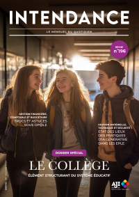DOSSIER SPÉCIAL:<br />
LE COLLÈGE<br />
ÉLÉMENT STRUCTURANT DU SYSTÈME ÉDUCATIF<br />
<br />
GESTION FINANCIÈRE, COMPTABLE ET BUDGÉTAIRE<br />
TRUCS ET ASTUCES SOUS OP@LE<br />
<br />
GESTION MATÉRIELLE, TECHNIQUE ET SÉCURITÉ<br />
ÉTAT DES LIEUX DES PRATIQUES D'IA GÉNÉRATIVE DANS LES EPLE